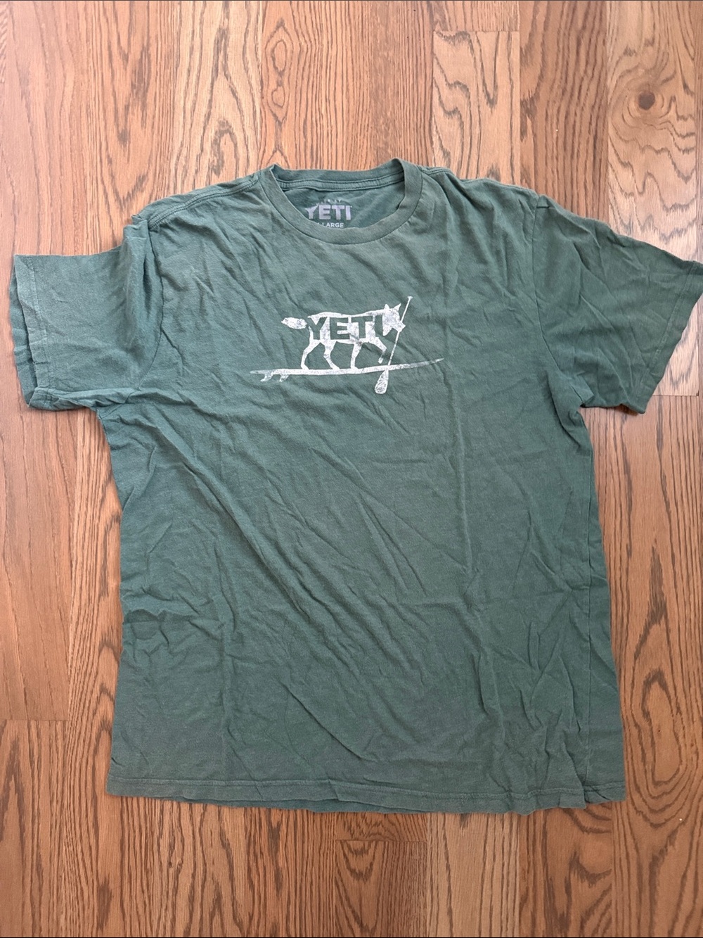 Yeti Men's Forest Green Logo T-Shirt